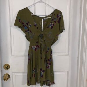 Urban Outfitters Tie Front Romper